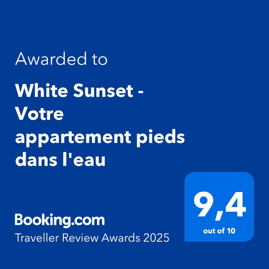 White Sunset - Votre appartement pieds dans l'eau Trois Bassins Extérieur photo